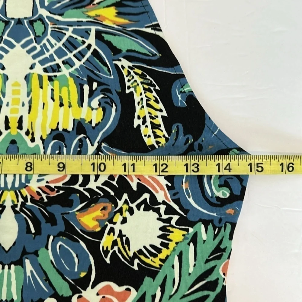 Free People Intimately Tucker Printed Bodysuit small